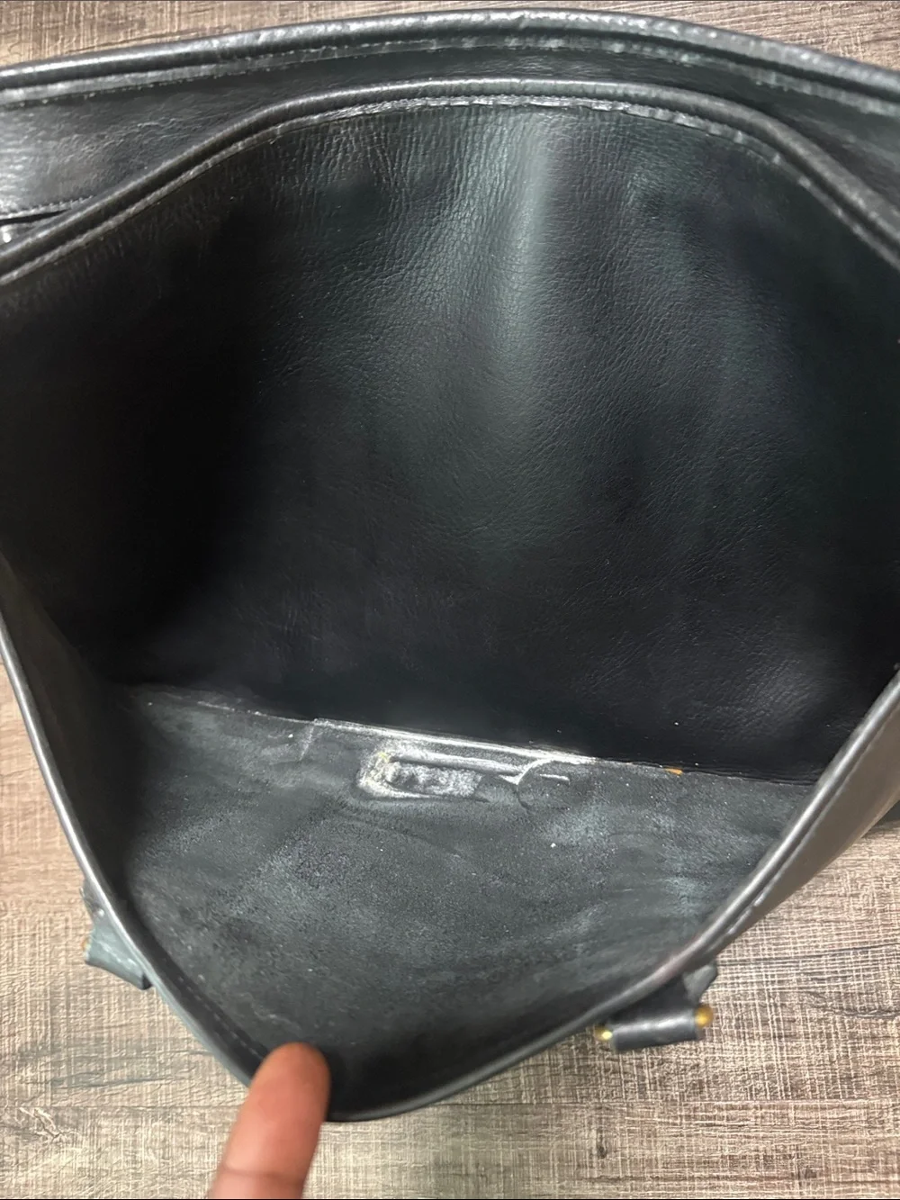 Vintage Coach Black Embassy Leather Briefcase